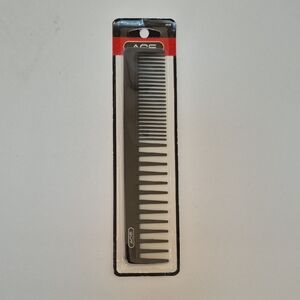Vintage Ace Black Hair Comb Wide Tooth  61848 Y2K 2008